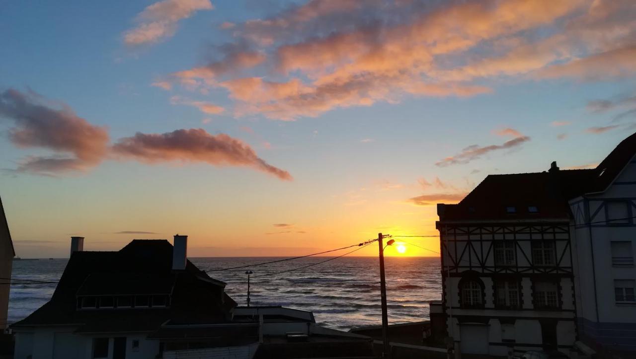 Appartement L'Estivaliere Face A La Mer Wimereux Exteriör bild